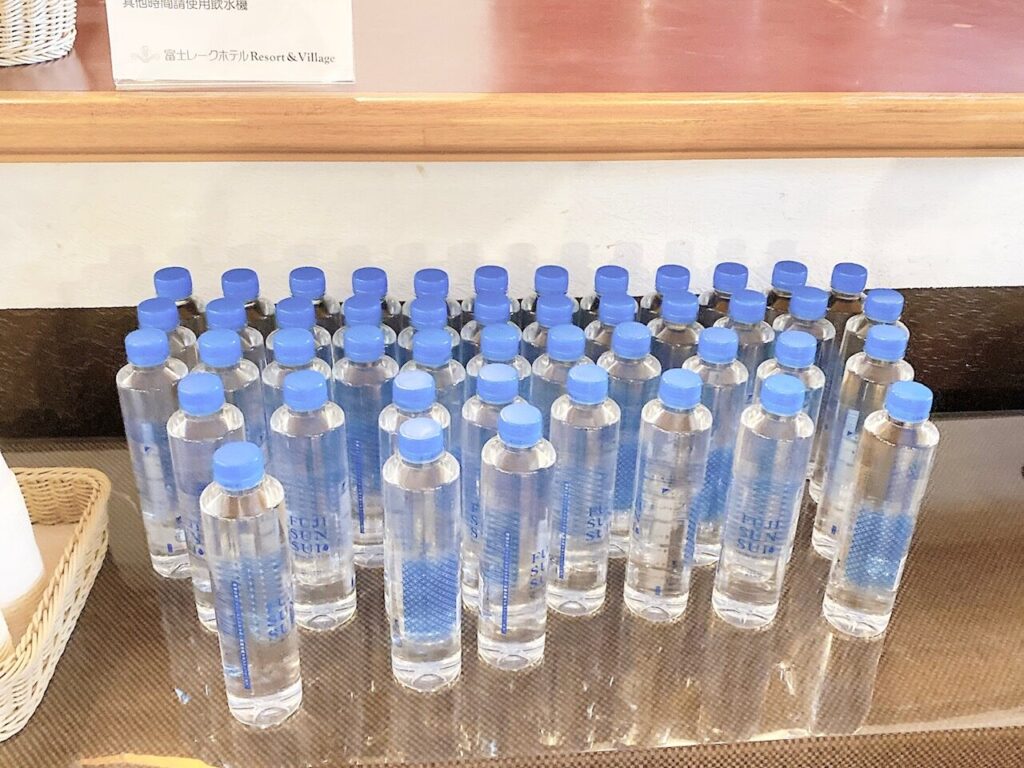 富士レークホテル ウェルカムドリンクの実際の写真4